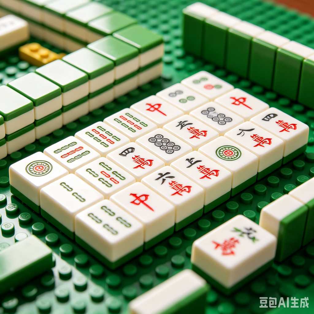 space saving mahjong game set